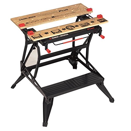 Mesa de Cortar BLACK & DECKER WM825-XJ (74x56.2cm) BLACK + DECKER - Bancadas de trabalho - altura ajustável, 3 posições, carpintaria, 74x56.2cm