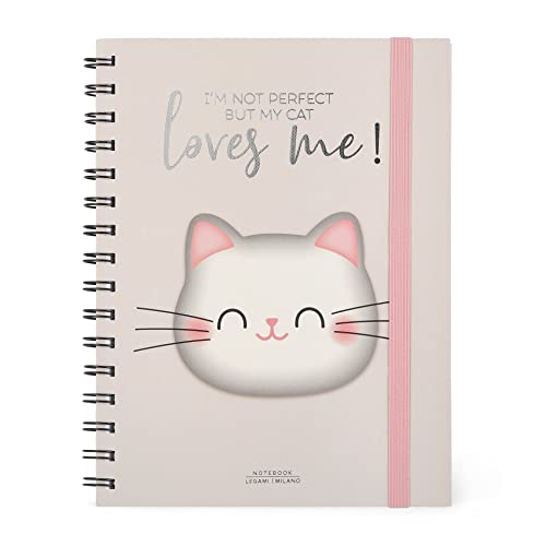 Caderno LEGAMI Spiral (A5 - 21x15cm - 96 Folhas) Legami - Cadernos e bloco de notas - A5, 96 folhas, spiral