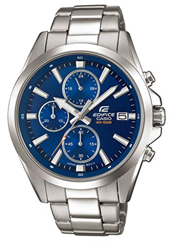 Relógio CASIO Edifice Homem (Azul - Digital - Aço Inoxidável) Casio - Relógios - digital, aço inoxidável, azul