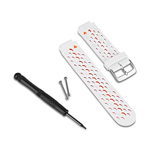 Garmin Forerunner 620 - Correia de substituição para GPS (Branco e Laranja) Garmin - Acessórios para monitor de atividades - preto, laranja, compatível windows