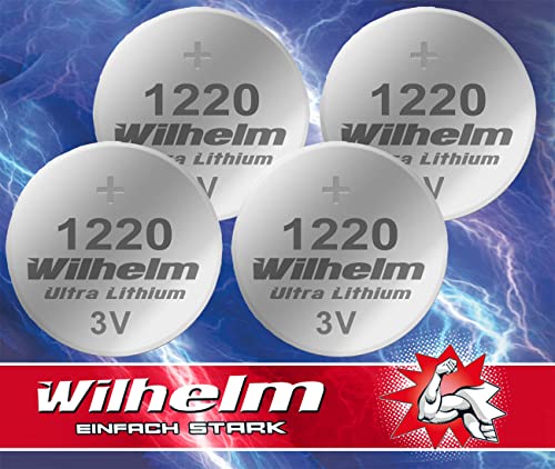 Pilha Recarregável BATERIA CR1220 (1 Unidade) Wilhelm - Baterias de uso geral - litio, 3 V, 40 mAh, CR1220