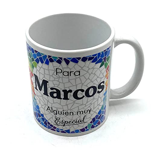 Caneca Plus Home com Nome MARCOS (250 ml) PLUS HOME - Canecas - caneca, cerâmica, 250ml, nome marc