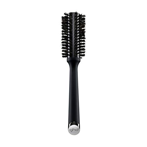 Escova para o Cabelo GHD Natural Bristle Radial Brush Size 2 GHD - Pentes e escovas - radial brush, preto, metal, curto