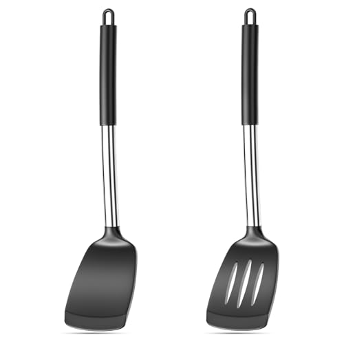 Espátula Avesteir Silicone 2 Peças Preto Avesteir - Espátulas - silicone, preto, 2 peças, 20 cm