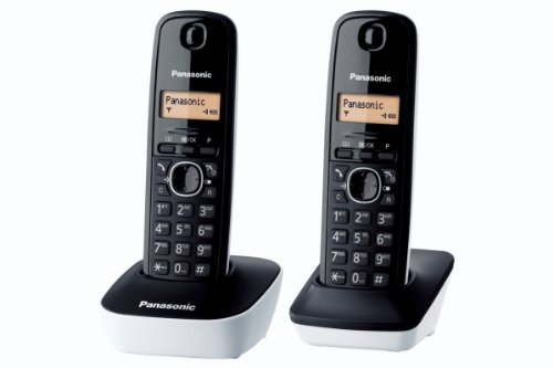 Telefone PANASONIC KX-TG1612 Preto, branco (ID do emissor e nome) Panasonic - Telefonia - 