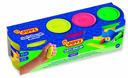 Jovias Soft Dough Blandiver 3 Unidades 110 G Jovi - Tinta - massa, modelismo, macia, flexível