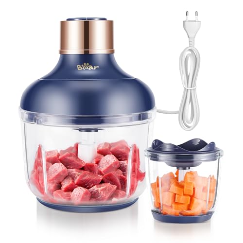 Picador de Alimentos BEAR B-TRI-02 (2 velocidades - 300 W) Bear Electric Appliance Co.,Ltd - Batedeiras e liquidificadores - 300 W, 2 velocidades, 0.6 L + 2 L, inox