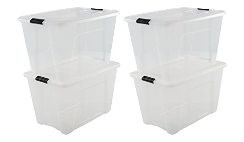 Caixa de Arrumação Iris Ohyama Ntb-60 | Transparente Iris Ohyama - Caixas de mudança e envio - transparente, 60l, empilhável, alça de transporte