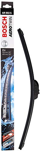 Conjunto de 2 Escovas Limpa-Para-Brisas Bosch AR502S Bosch - Peças e acessórios para janelas de veículos automotores - preto, 50 cm, limpa para-brisa