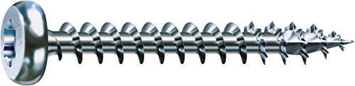 Conjunto de Parafusos e Porcas SPAX 0201010400503 (5 cm - 200 peças) SPAX - Parafusos - madeira, 5 cm, 200 peças, metal