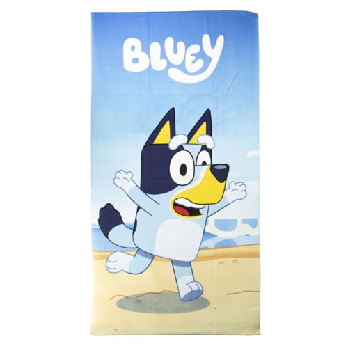 Toalha Infantil com Desenhos de Bluey (70X140Cm) CERDÁ LIFE'S LITTLE MOMENTS - Toalhas de banho e panos de limpeza - desenho, Bluey, lavável à mão