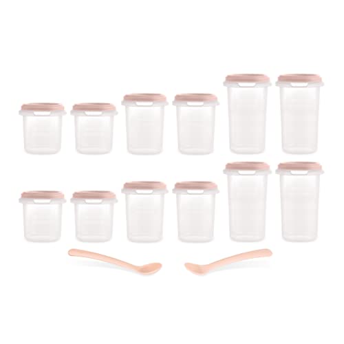 Conjunto de Recipientes MINILAND Candy (12 Un - 200 a 330 ml) Miniland - Recipientes de armazenamento de alimentos - 12 unidades, 200 a 330 ml, polipropileno, tampa transparente