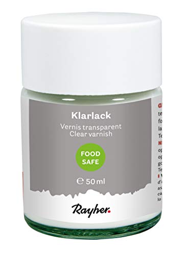 Barniz Transparente para Uso Alimentar 50Ml Rayher Hobby GmbH - Vernizes e acabamentos - transparente, alimentar, 50ml