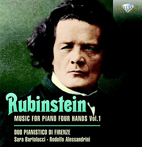 CD Duo Pianistico Di Firenze - Rubinstein Anton BRILLIANT CLASSICS - Cds de música - dupla pianística, firenze, ivo van der werff, anton rubinstein, compositor