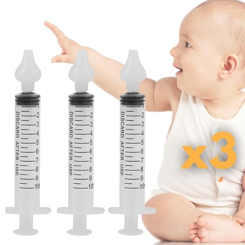 Conjunto de 3 Jeringuças Vidaprime Pack 3 OrtoPrime - Cuidados de saúde - 3 jeringuças, embudo ergonómico, perillas nasal, reutilizável