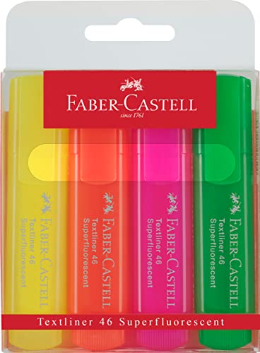 Marcador FABER-CASTELL 1546 (Multicor - Ponta de 1.5 mm) Faber-Castell - Marcadores e marcadores de texto - multicor, ponta 1.5 mm, tinta à base de água