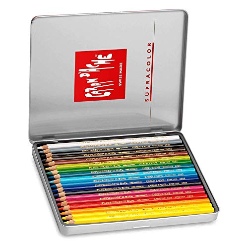 Lápis Cor CARAN D'ACHE Supra Color Soft (18 Un) Caran d'Ache - Lápis - soft, supra color, 18 un