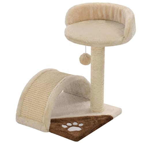 Árvore para Gatos VIDA XL com Postes Arranhadores Sisal 40cm vidaXL - Produtos para animais de estimação - árvore, gatos, vida xl, postes, arranhadores, sisal