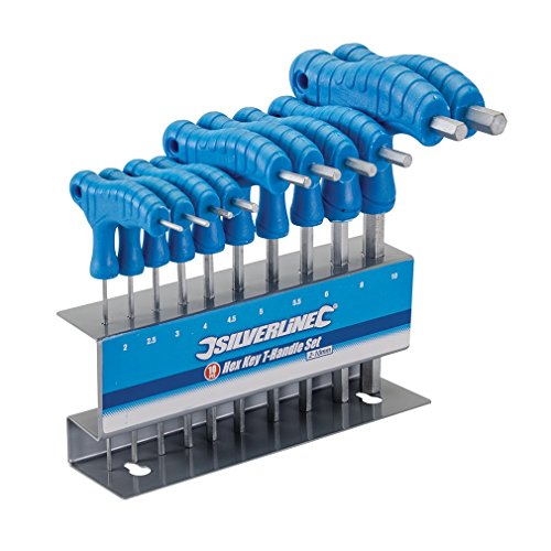 Conjunto de Chaves de Parafusos SILVERLINE 323710 Silverline - Chaves inglesas - conjunto, chaves, parafusos