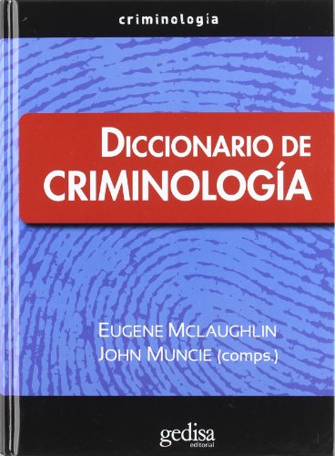 Livro Diccionario De Criminologia de Jose A. Rodriguez (Espanhol) GEDISA - Livros - criminologia, teorias, temáticas, antropologia forense