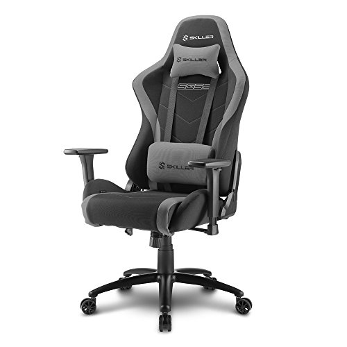 Cadeira Gaming SHARKOON Skiller Sgs2 Preto e Cinza Sharkoon - Cadeiras de jogos - gaming, preto, cinza