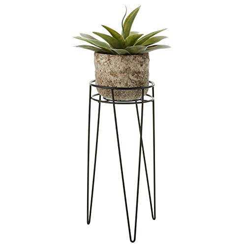 Suporte para Plantas MD8254 | Preto (Pote e vaso) MetroDecor - Móveis de exterior - metal, preto, varanda, terraço