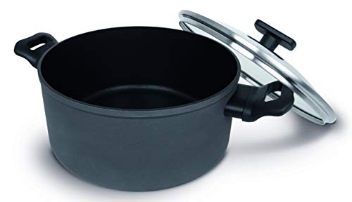 Panela ARCOS Kaula 24cm (Alumínio - Preto) Arcos - Panelas de molho - alumínio, preto, 24cm, 4L