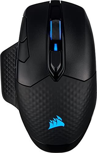 Rato Gaming CORSAIR DARK CORE RGB PRO (Wireless - Preto) Corsair - Ratos e trackballs - wireless, gaming, rgb, preto