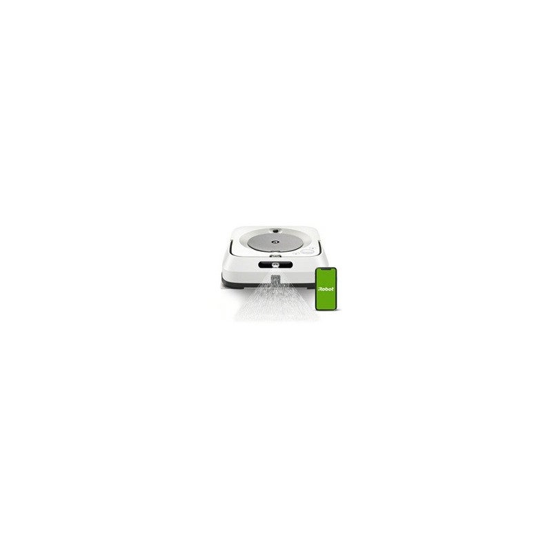 Aspirador Robô IROBOT Braava Jet M6 (Autonomia: 150 min - Branco) iRobot - Aspiradores - autonomia 150 min, branco, robô