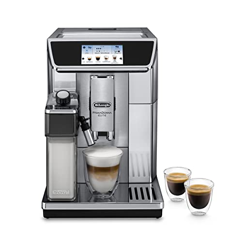 Máquina de Café DELONGHI PrimaDonna Elite ECAM650.75.MS (15 bar - 3 Níveis de Moagem) DELONGHI - Máquinas de café espresso - máquina de café, delonghi, primadonna elite, ecam650.75.ms, 15 bar, 3 níveis de moagem