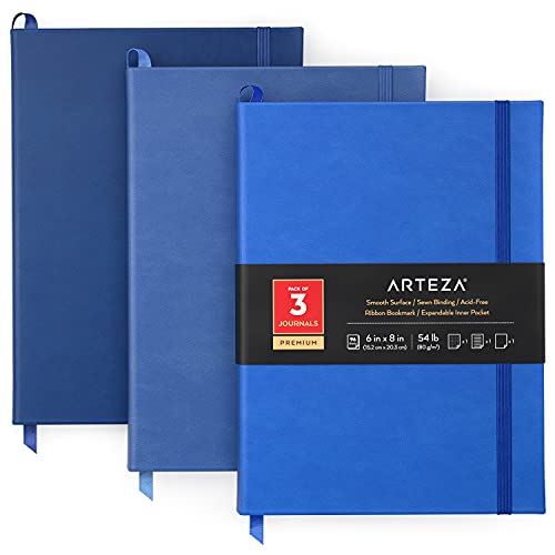 Caderno de Desenho ARTEZA 15X20 Cm Azul Arteza - Cadernos e bloco de notas - 15x20 cm, capa resistente, 128 folhas, azul