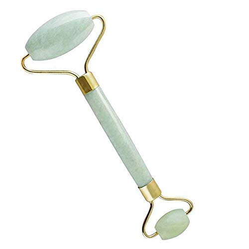 Rolo de Massagem Facial com Pedras de Jade MUXItrade - Massageadores - rolo, massagem facial, pedras de jade