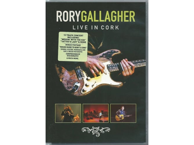 DVD Rory Gallagher - Live In Cork (Edição em Espanhol) PRODUCCIONES JRB - Dvds e vídeos - dvd, rory gallagher, ao vivo, cork, blues-rock