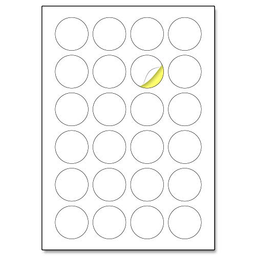 Etiquetas autocolantes DURONIC 40mm, 25 folhas TownStix - Papel de impressora e copiadora - 4,0mm, 25 folhas, superfície lisa, brilhante