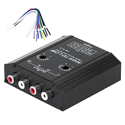 Adaptador Auto YCTZE 4 Canais Line Rca High To Low Yctze - Conversores - conversor, automóveis, compatível, rca high to low, 4 canais