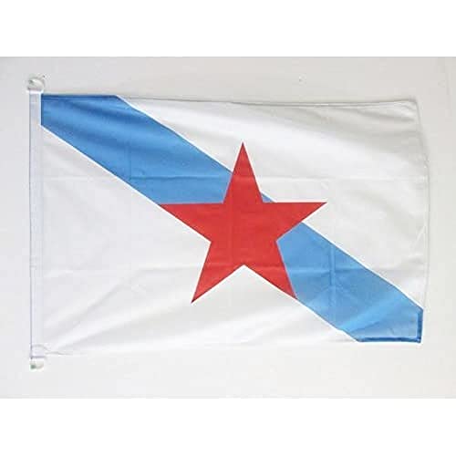 Bandeira Esterleira Galiza Azul 90X60 Cm AZ FLAG - Bandeiras e cataventos - esterleira, galiza, azul, 90x60 cm
