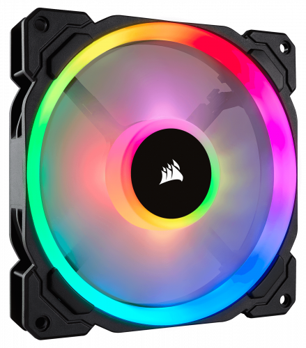 Corsair Ll140 Caixa de Computador Ventoinha 14 Cm Preto Cinzento Branco Corsair - Peças de refrigeração de sistema de computador - 14 cm, 1300 rpm, preto, cinzento branco