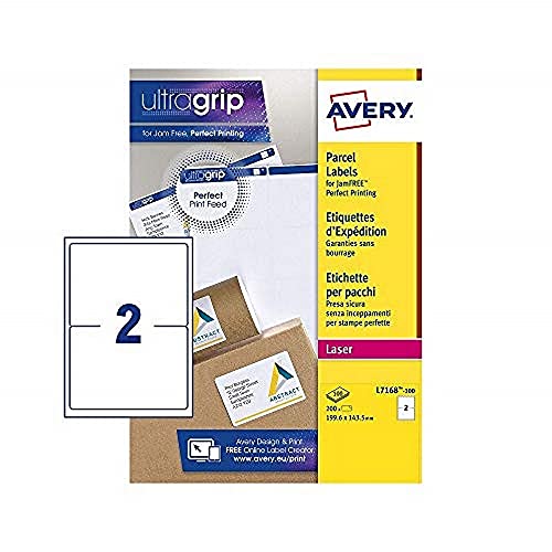 Etiquetas AVERY L7168-15 Branco (12 x 36 mm) Avery - Papel de impressora e copiadora - branco, 12x36mm, laser, adesivas