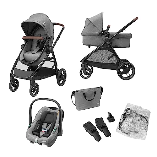 Carrinho de Bebé MAXI COSI Zelia S Trio Cinzento Dorel juvenile - Carrinhos de bebê - bebé, trio, cinzento