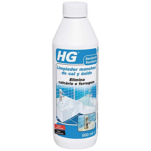Líquido para Limpeza Profissional de Manchas de Cal HG 100050130 HG - Limpadores de banheira e azulejo - manchas de cal, profissional, 500 ml