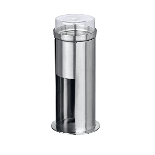 Suporte para Escovas de Dentes WENKO Firenze Wenko - Organizadores de mesa - aço inoxidável, 75x75x180mm, porta escovas, removível
