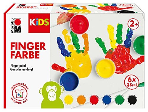 Tinta Lavável MARABU KIDS 6 Cores (35ml) Marabu - Downloads de música digital - tinta lavável, marabu kids, 6 cores, 3,5ml