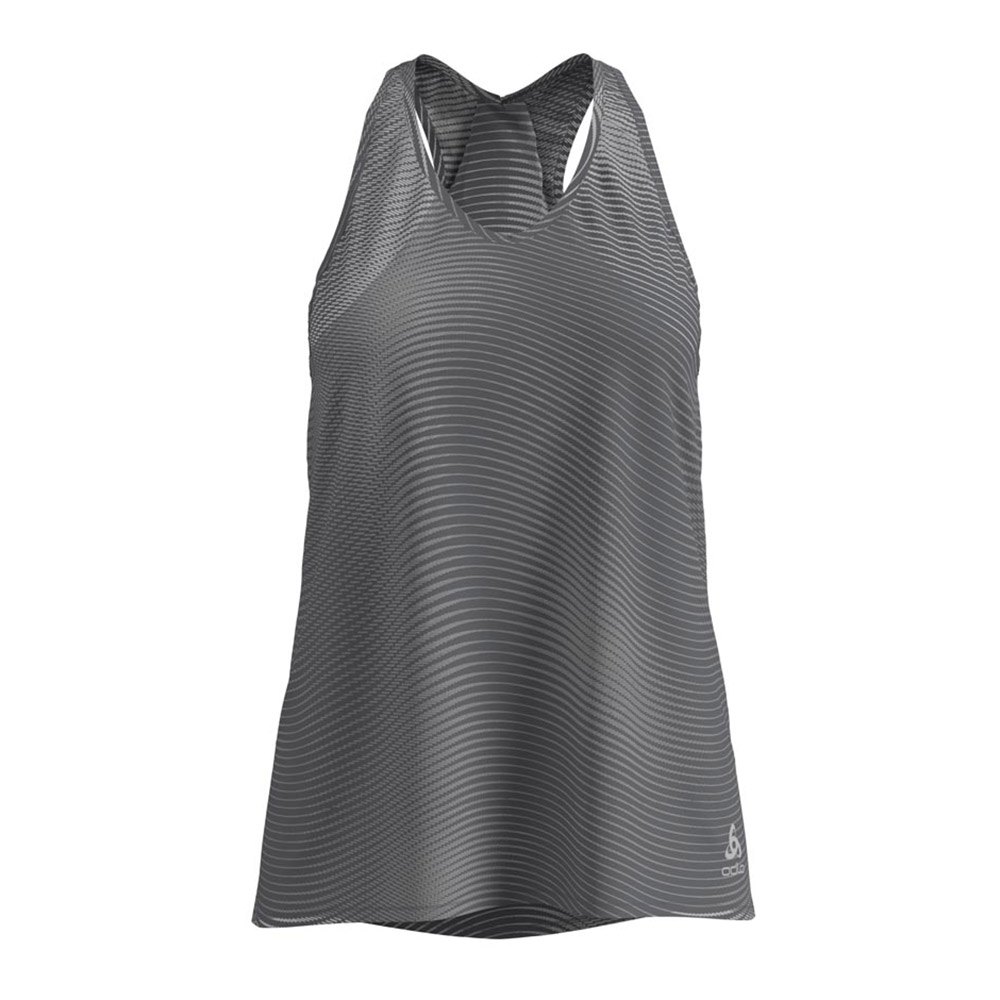 T-shirt ODLO Unisexo Liso Cinzento para Mulher Odlo - Camisas e tops - unisex, cinzento, poliéster, longo
