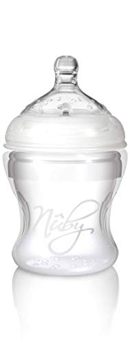 Garrafa de Silicone NUBY NT67016 (150 ml) Nuby - Biberões - silicone, 150 ml, branco, lavável
