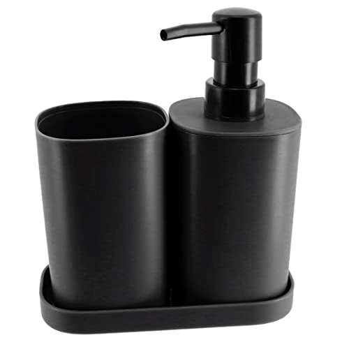 Conjunto de dispensadores de sabão e papel higiénico TIENDA EURASIA TIENDA EURASIA - Conjuntos de acessórios de banheiro - dispensador, sabão, papel higiénico