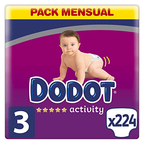 Fraldas DODOT Activity (Tam: 3 - 224 fraldas) DODOT - Fraldas - fraldas, dodot, activity, tam 3, 224 fraldas