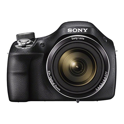 Máquina Fotográfica Compacta SONY DSC-H400 (Preto - 20.1 MP - ISO: Auto a 1600) Sony - Câmeras - 20.1 MP, iso auto 1600, Full HD vídeo, 63x zoom