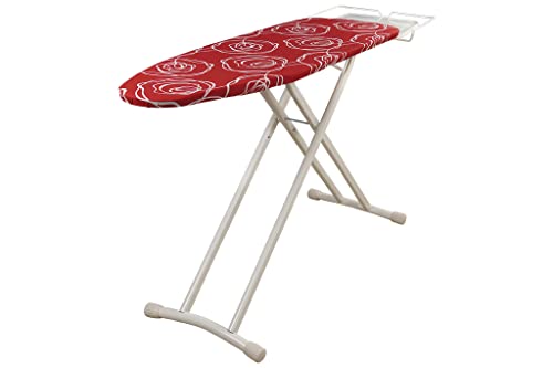 Tábua de Engomar CLOEN Tívoli (Vermelho - Aço - 125x41x10cm) Cofan - Tábuas de passarroupa - vermelho, aço, 125x41x10cm