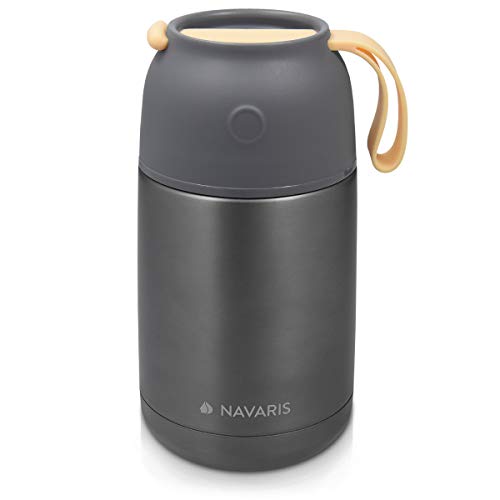 Caixa de Conservação NAVARIS Cinzento (450 ml) Navaris - Porta-alimentos e bebidas - cinzento, 450 ml
