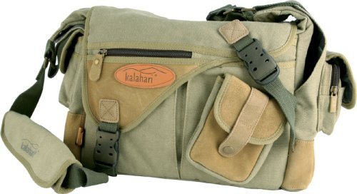 Bolsa para câmara reflex KALAHARI K-31 Verde Kalahari - Bolsas e estojos para câmeras - lona, verde, 11 kg, 310x200x105 mm